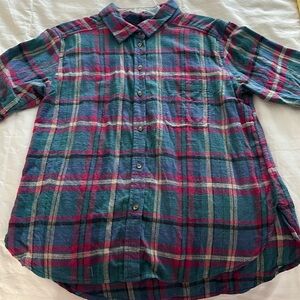 American Eagle boyfriend fit flannel.  Size S